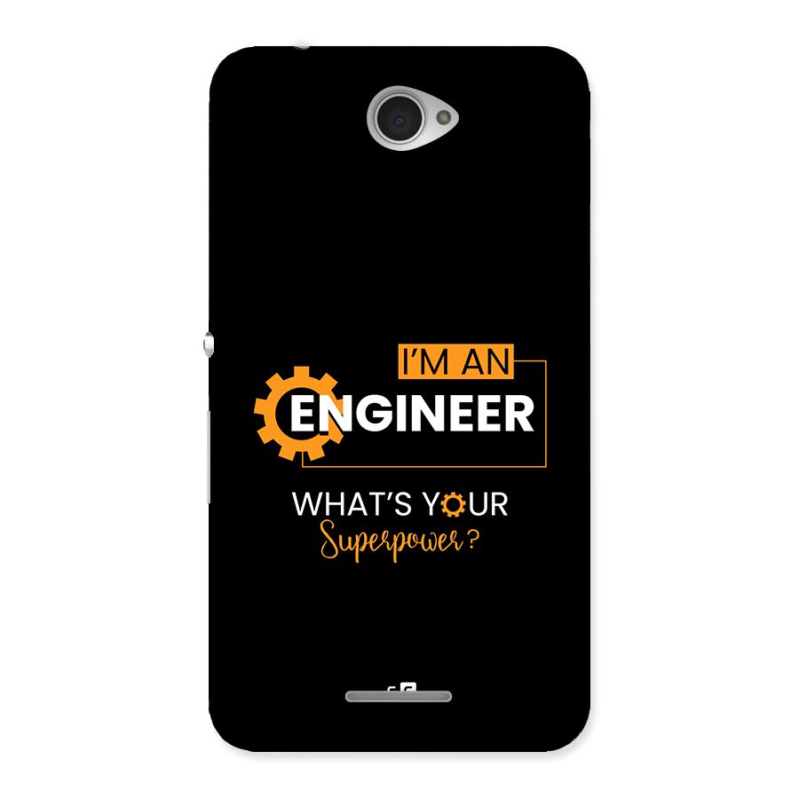Engineer Superpower Back Case for Xperia E4
