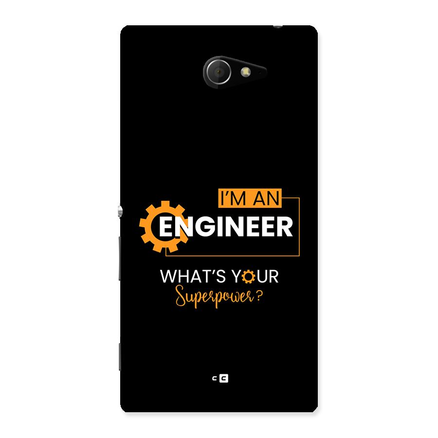 Engineer Superpower Back Case for Xperia M2