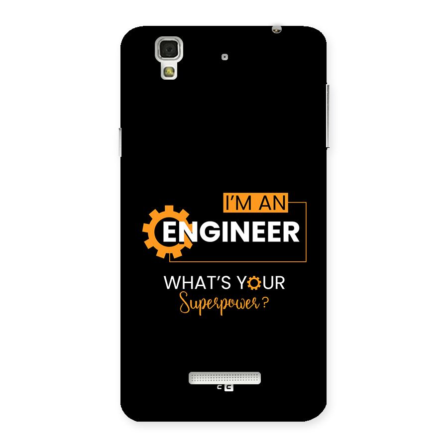 Engineer Superpower Back Case for YU Yureka Plus