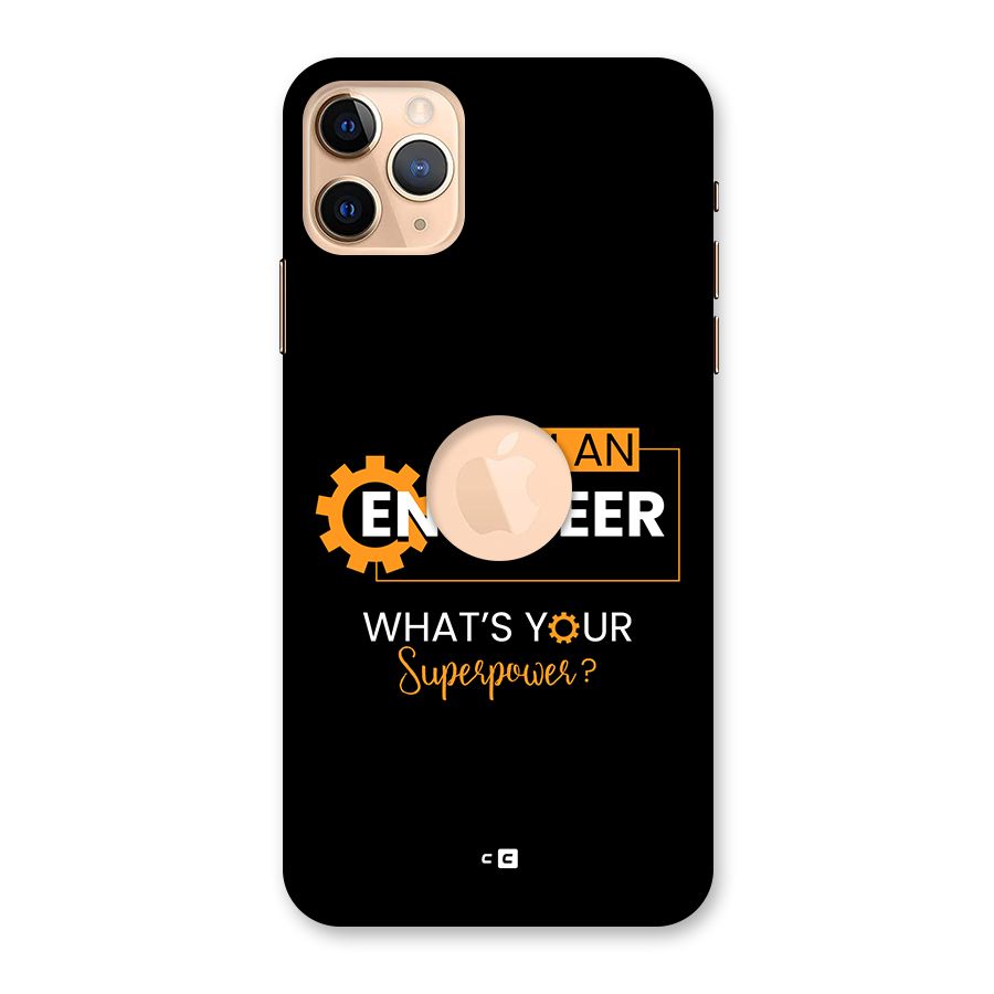 Engineer Superpower Back Case for iPhone 11 Pro Max Logo Cut