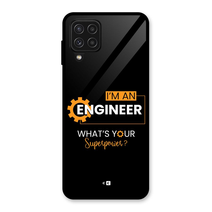 Engineer Superpower Glass Back Case for Galaxy A22 4G