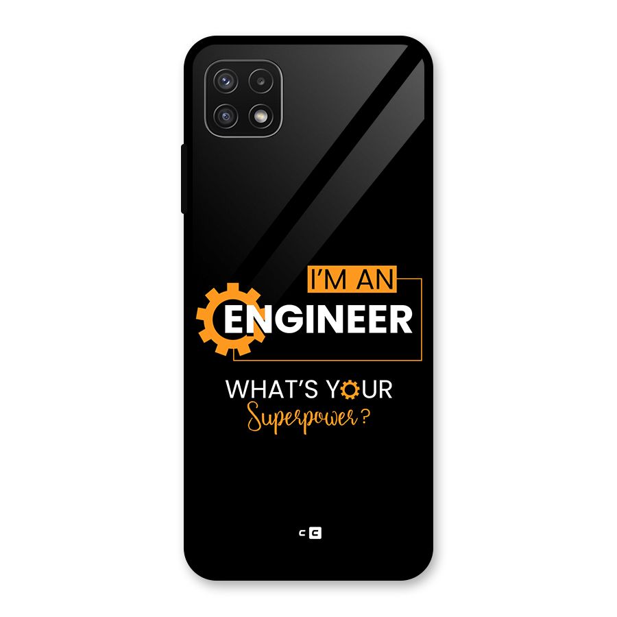 Engineer Superpower Glass Back Case for Galaxy A22 5G