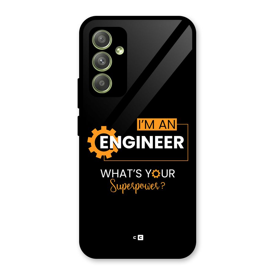 Engineer Superpower Glass Back Case for Galaxy A54