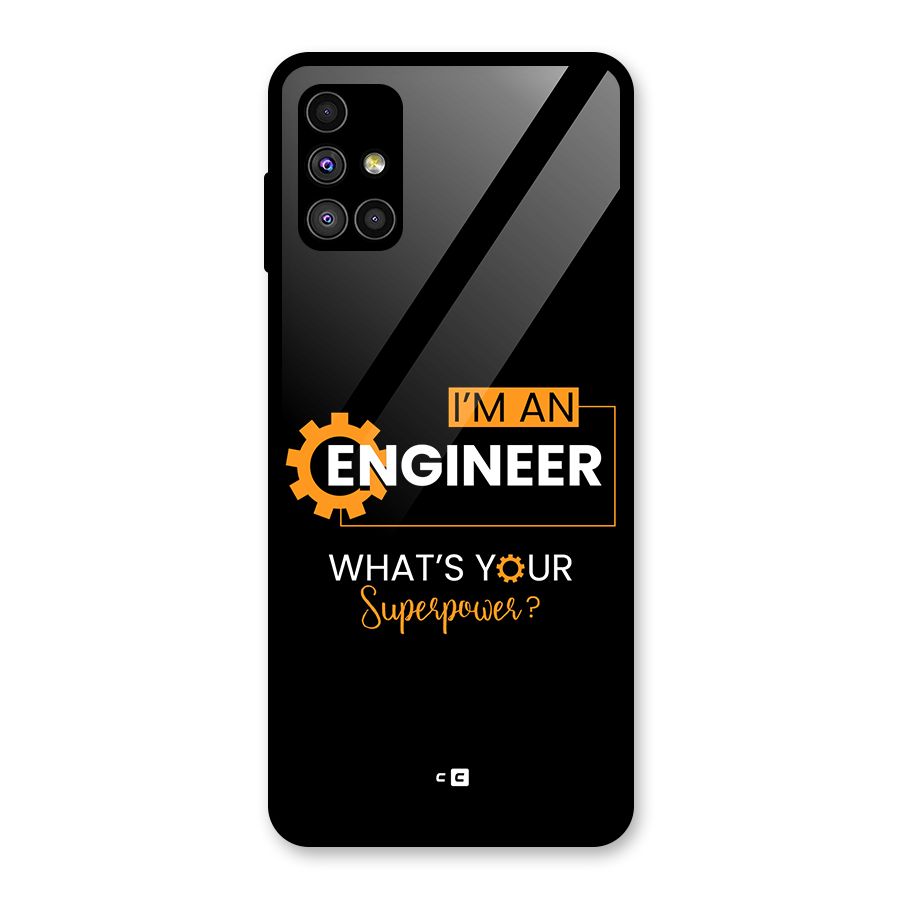 Engineer Superpower Glass Back Case for Galaxy M51