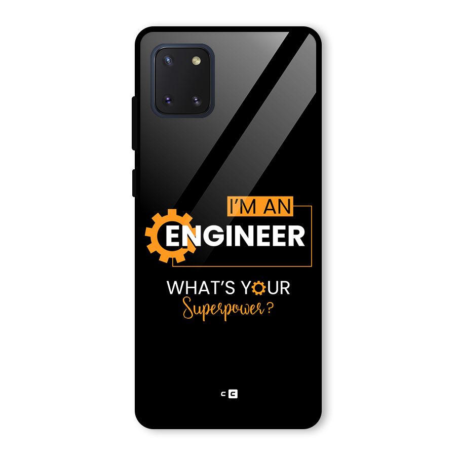 Engineer Superpower Glass Back Case for Galaxy Note 10 Lite