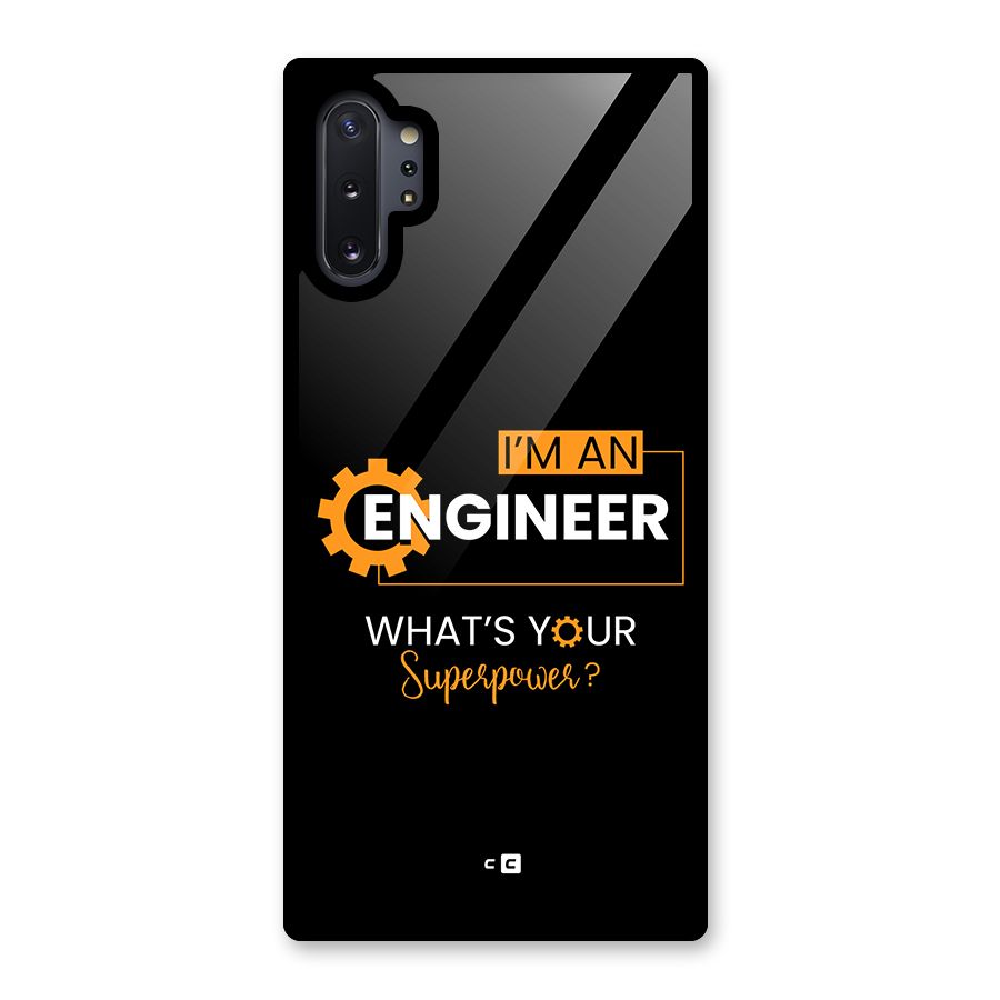 Engineer Superpower Glass Back Case for Galaxy Note 10 Plus