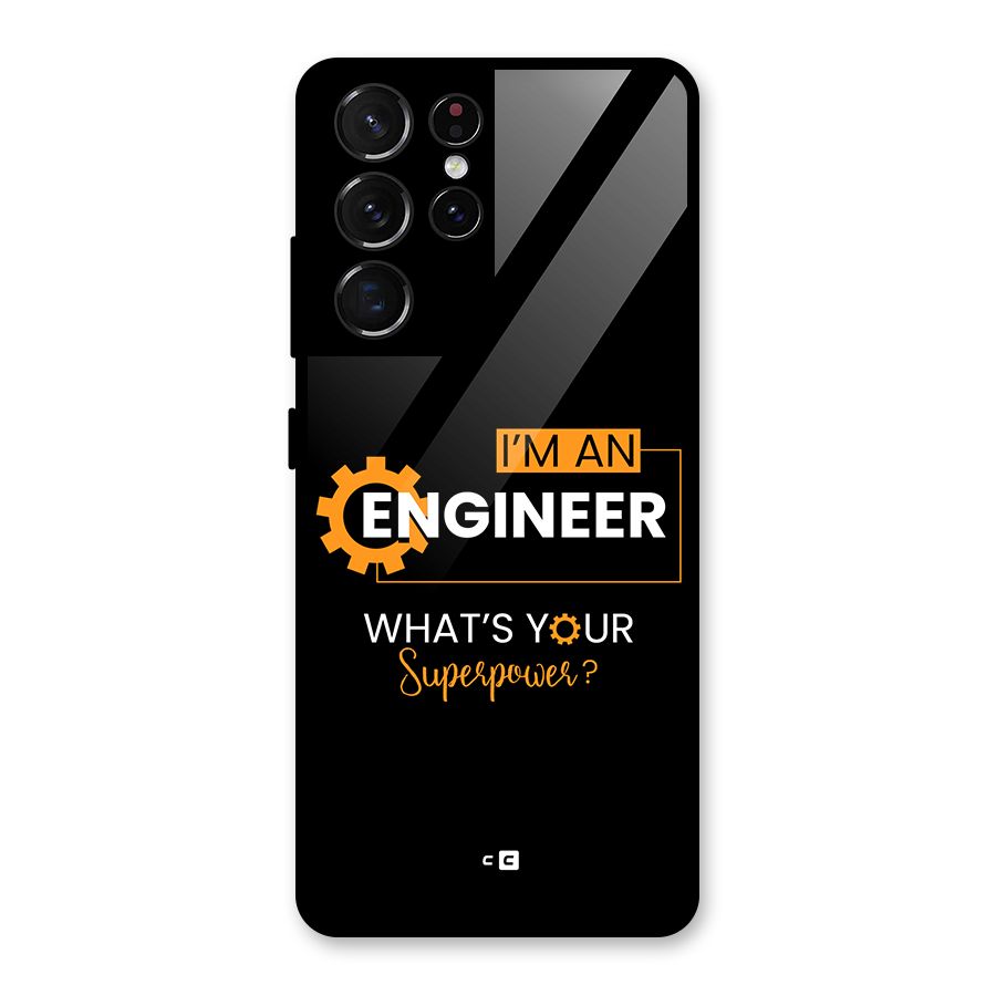 Engineer Superpower Glass Back Case for Galaxy S21 Ultra 5G