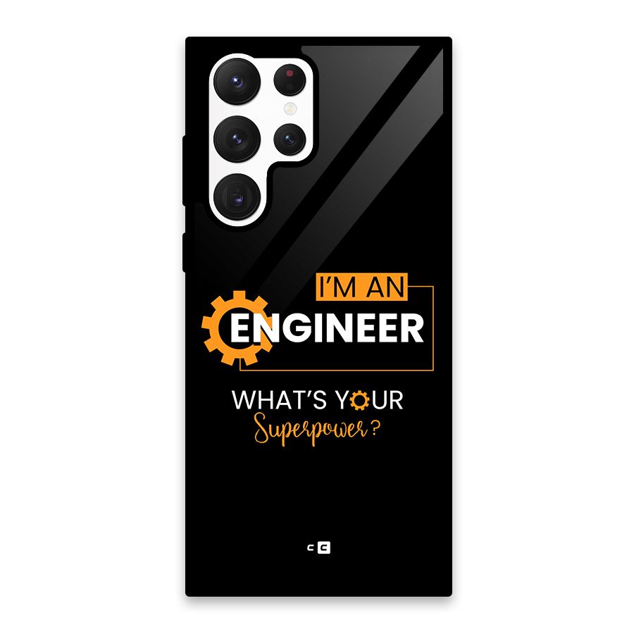 Engineer Superpower Glass Back Case for Galaxy S22 Ultra 5G