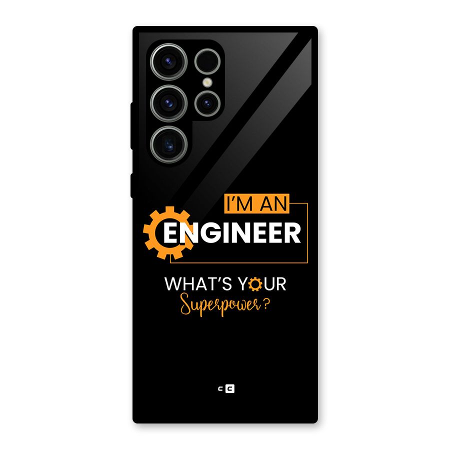 Engineer Superpower Glass Back Case for Galaxy S23 Ultra