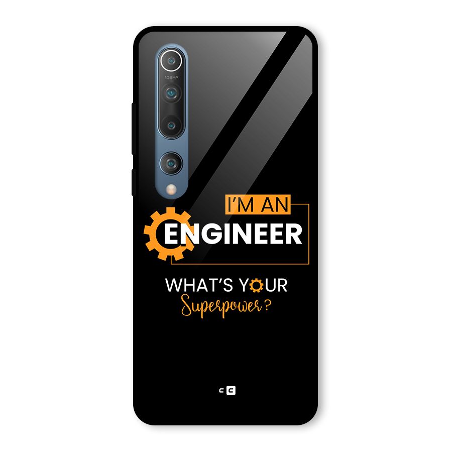 Engineer Superpower Glass Back Case for Mi 10