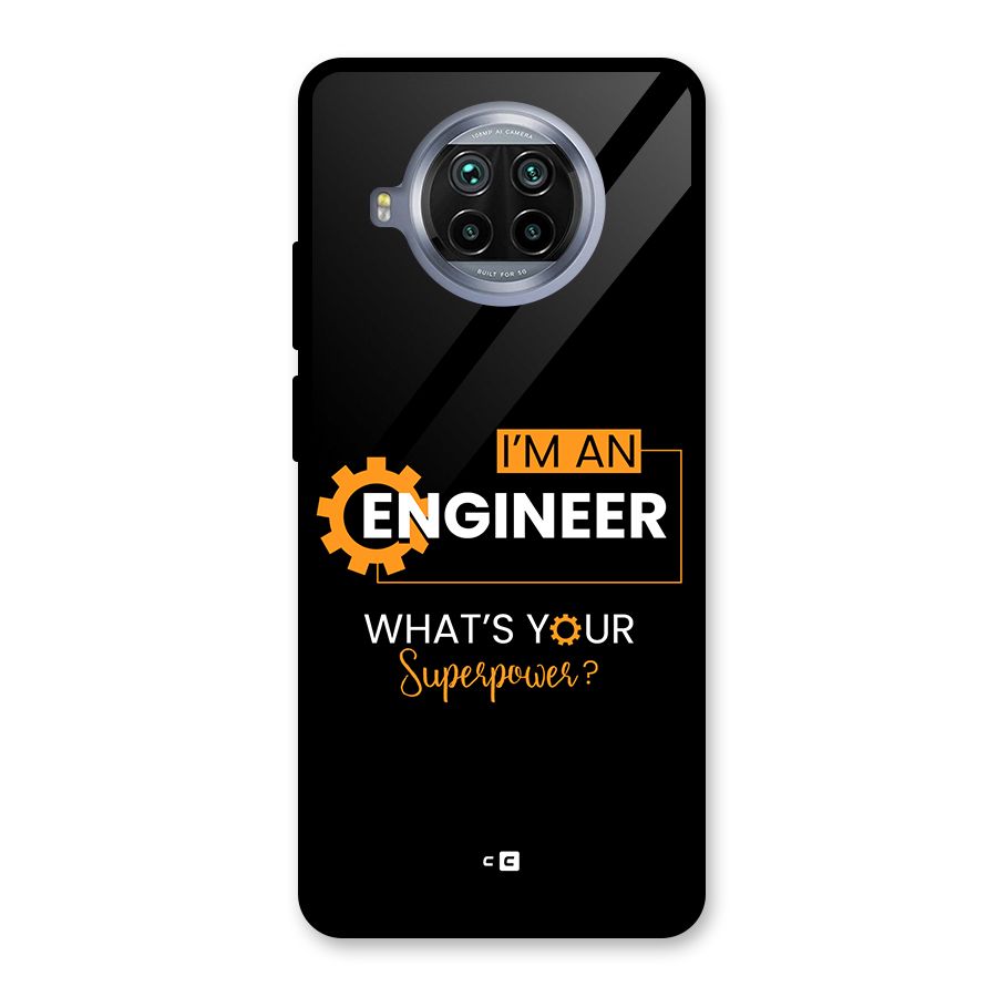 Engineer Superpower Glass Back Case for Mi 10i