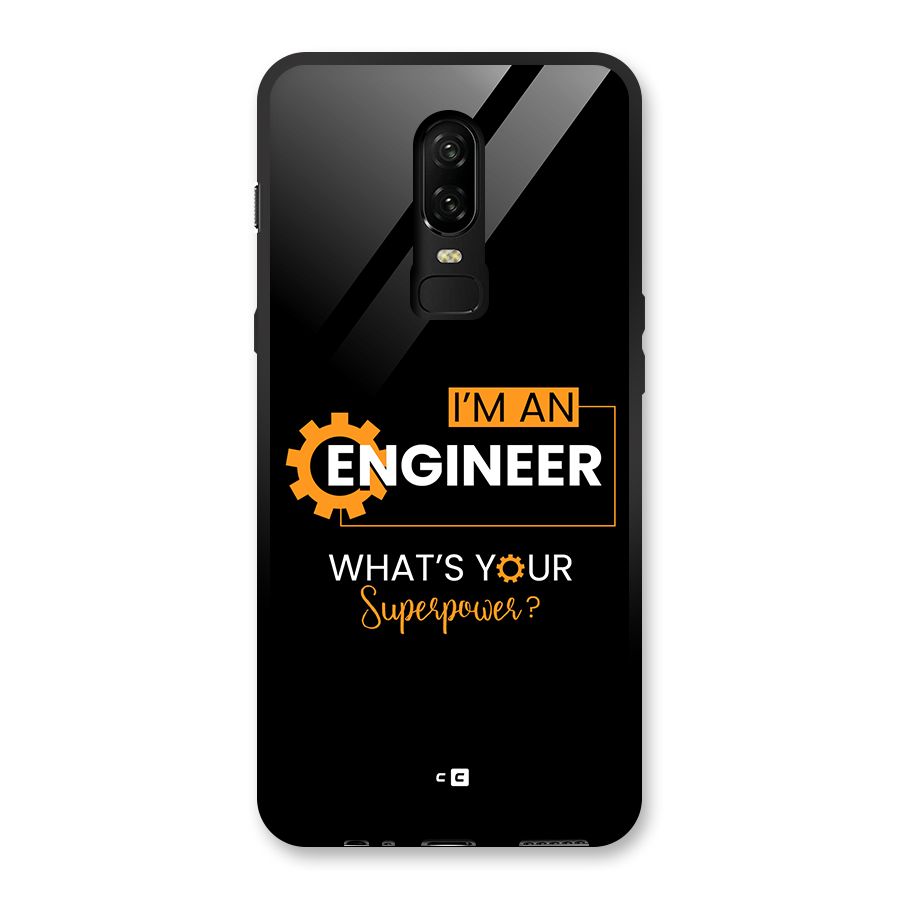 Engineer Superpower Glass Back Case for OnePlus 6