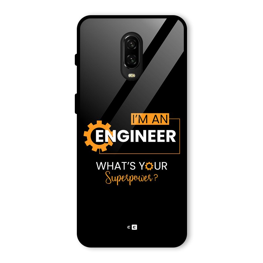Engineer Superpower Glass Back Case for OnePlus 6T
