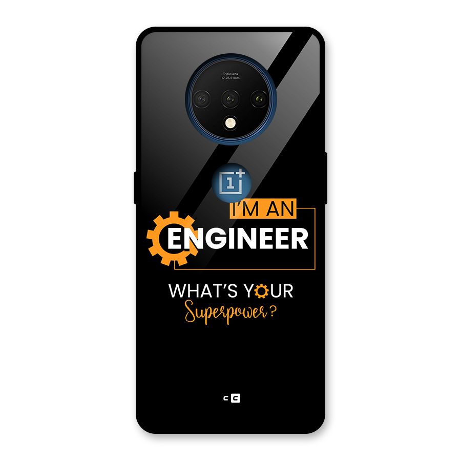 Engineer Superpower Glass Back Case for OnePlus 7T