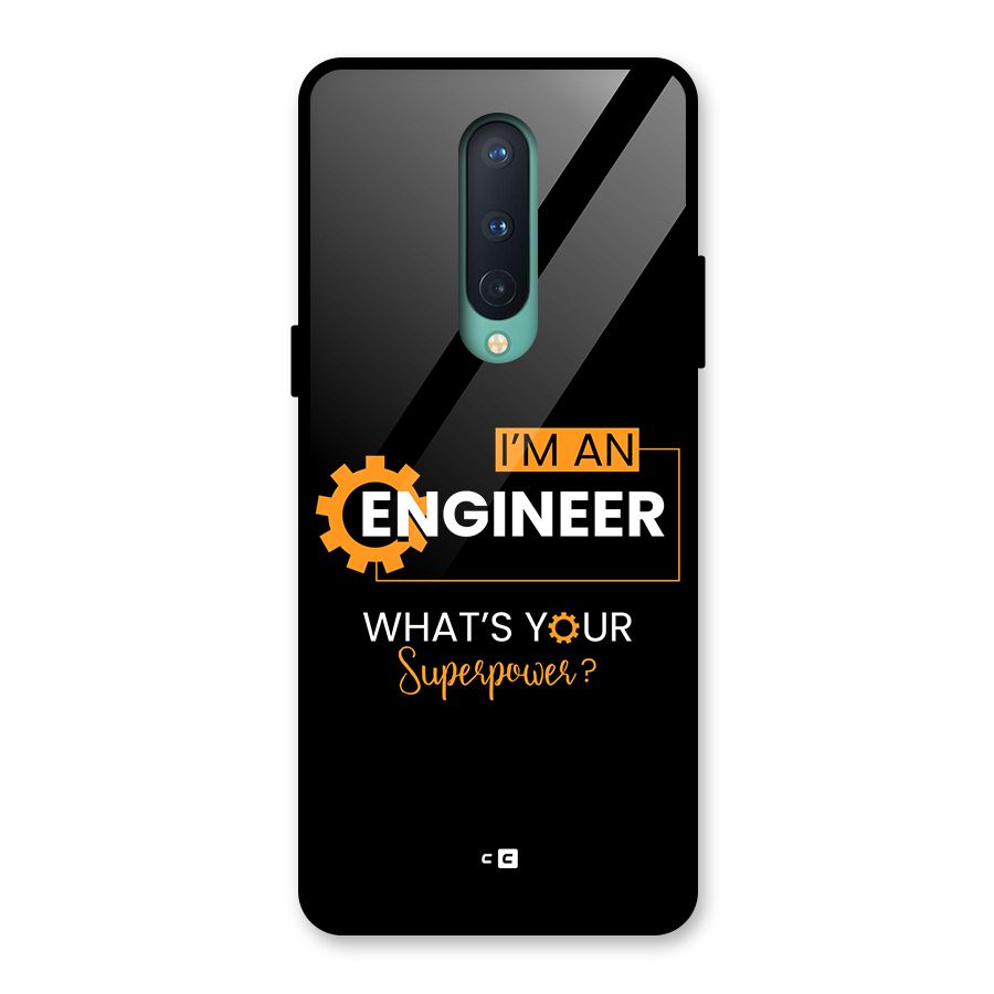 Engineer Superpower Glass Back Case for OnePlus 8