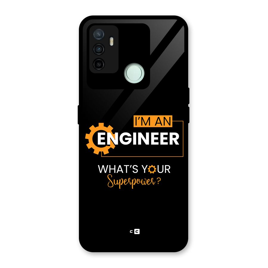 Engineer Superpower Glass Back Case for Oppo A53