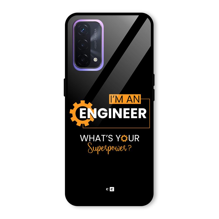 Engineer Superpower Glass Back Case for Oppo A74 5G