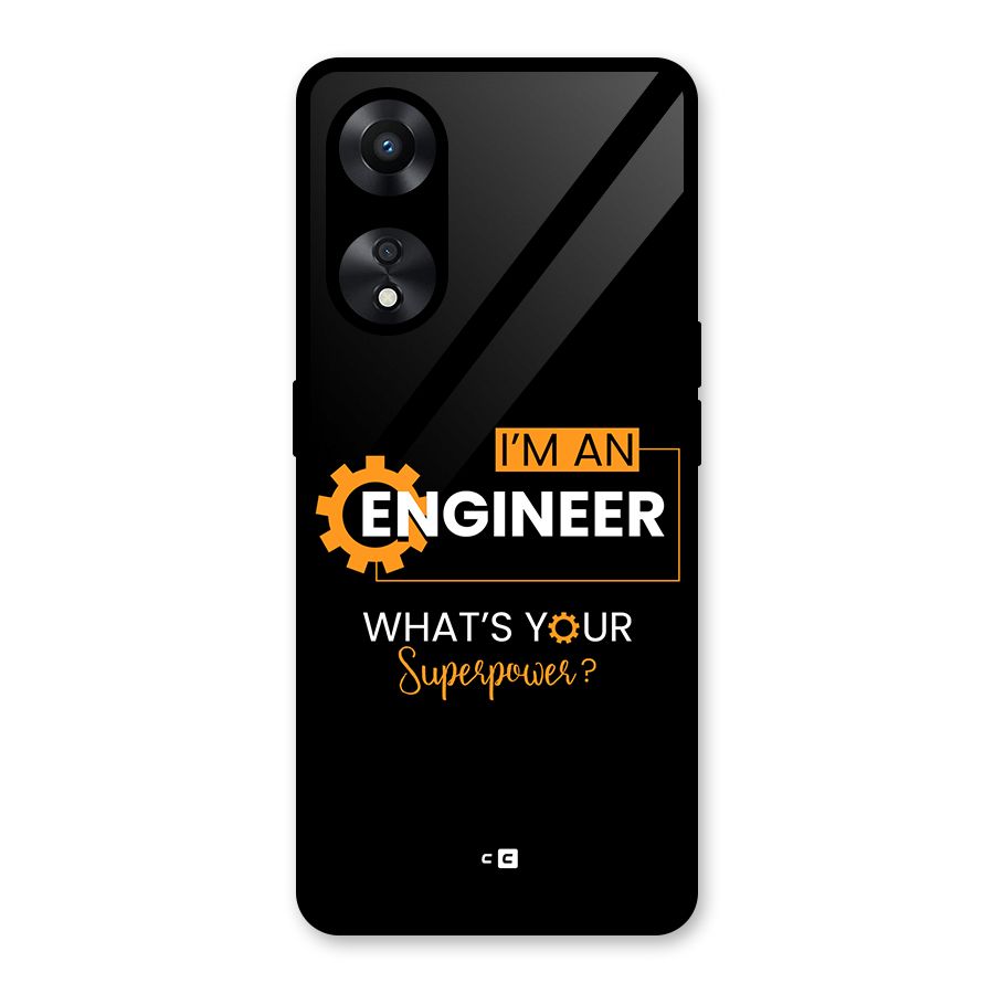 Engineer Superpower Glass Back Case for Oppo A78