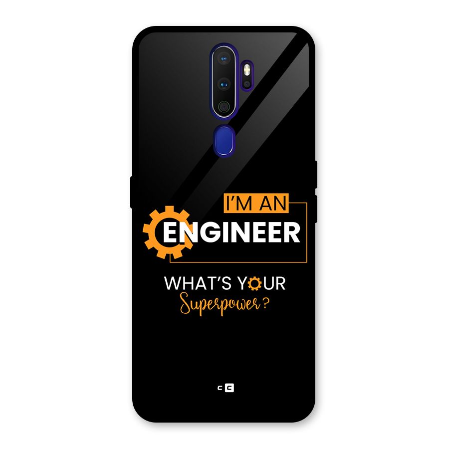 Engineer Superpower Glass Back Case for Oppo A9 (2020)