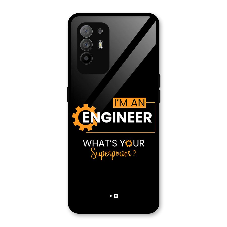 Engineer Superpower Glass Back Case for Oppo F19 Pro Plus 5G