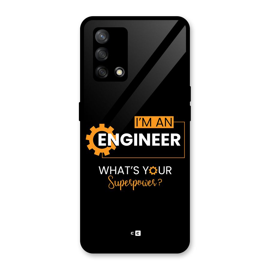 Engineer Superpower Glass Back Case for Oppo F19s