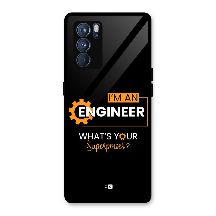 Engineer Superpower Glass Back Case for Oppo Reno6 Pro 5G