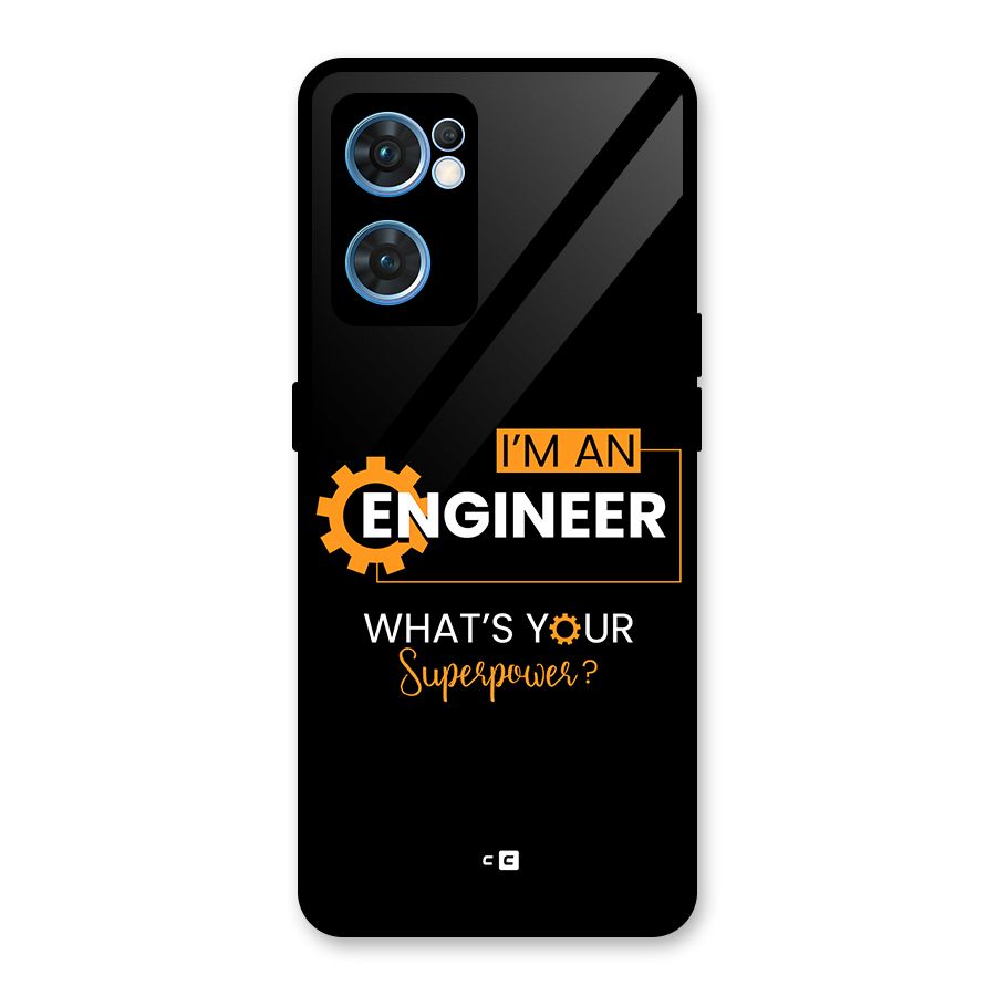 Engineer Superpower Glass Back Case for Oppo Reno7 5G