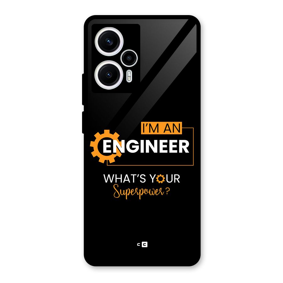 Engineer Superpower Glass Back Case for Poco F5