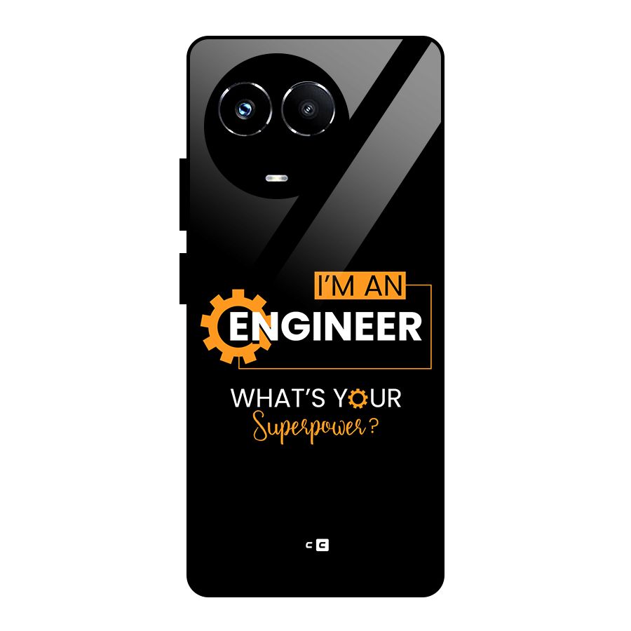 Engineer Superpower Glass Back Case for Realme 11X