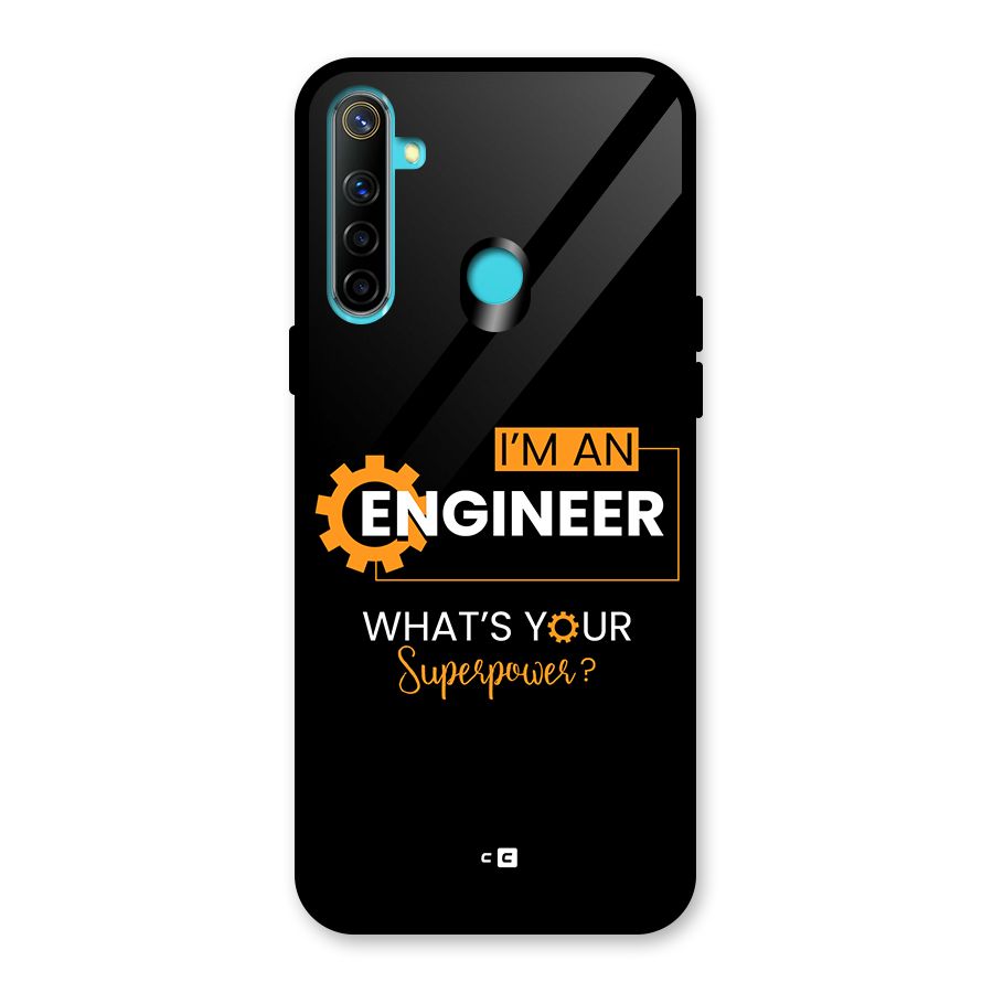 Engineer Superpower Glass Back Case for Realme 5