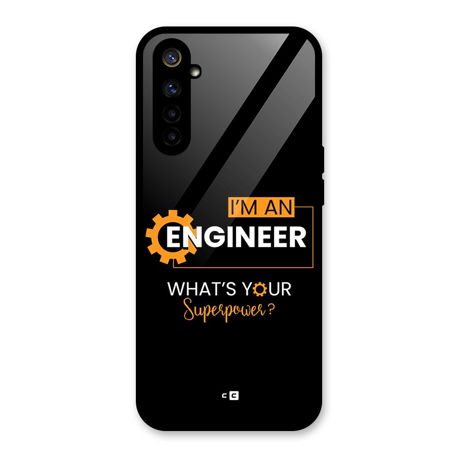 Engineer Superpower Glass Back Case for Realme 6