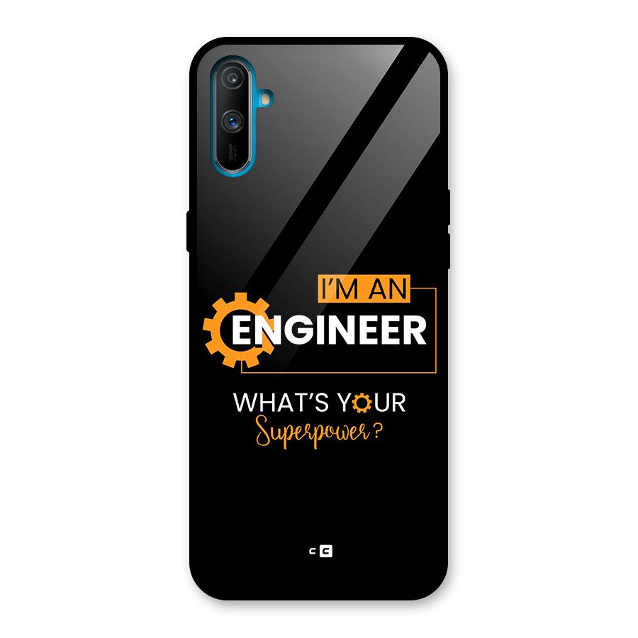 Engineer Superpower Glass Back Case for Realme C3