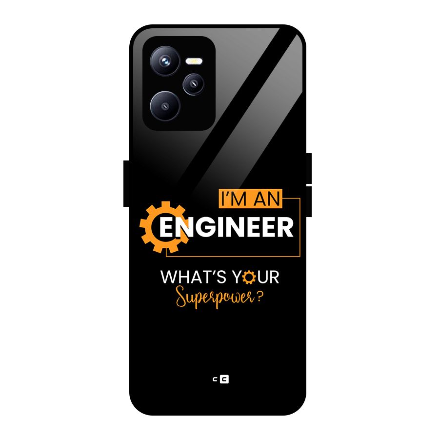 Engineer Superpower Glass Back Case for Realme C35