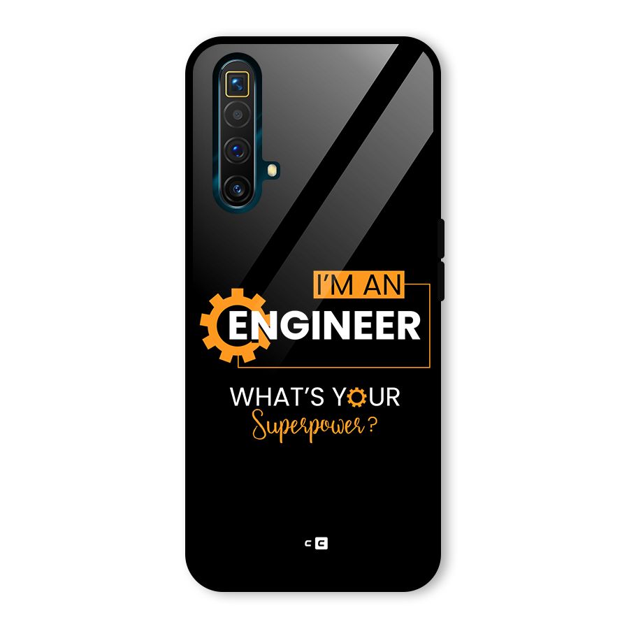 Engineer Superpower Glass Back Case for Realme X3
