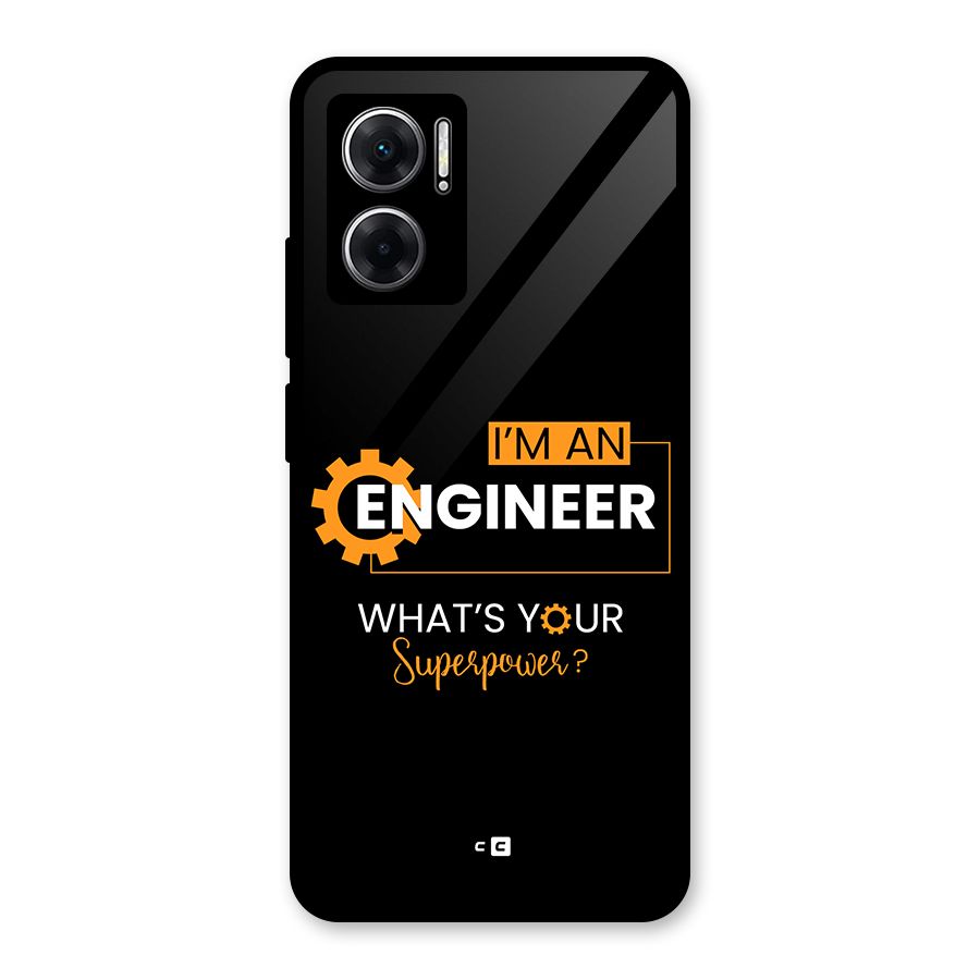 Engineer Superpower Glass Back Case for Redmi 11 Prime 5G