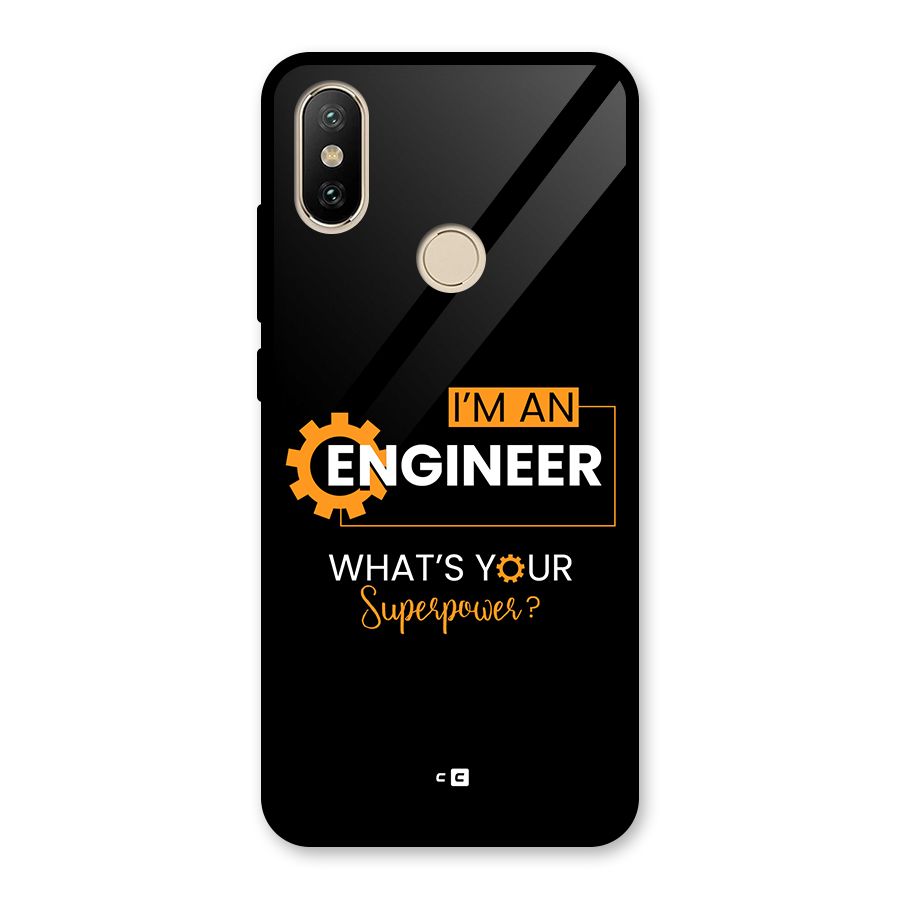 Engineer Superpower Glass Back Case for Redmi A2