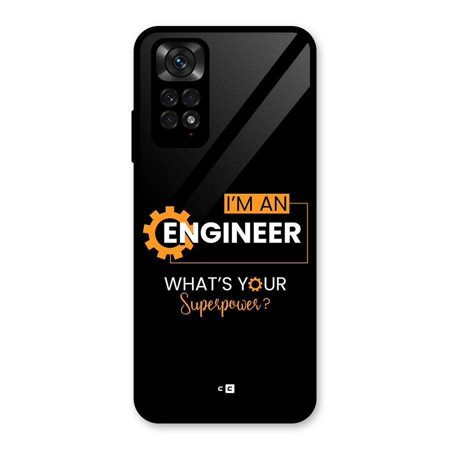 Engineer Superpower Glass Back Case for Redmi Note 11S