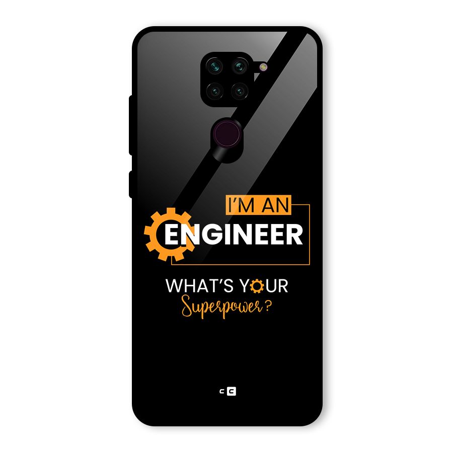 Engineer Superpower Glass Back Case for Redmi Note 9