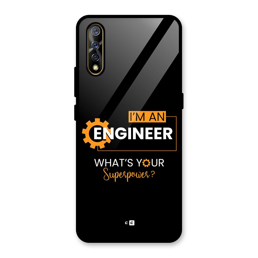 Engineer Superpower Glass Back Case for Vivo S1
