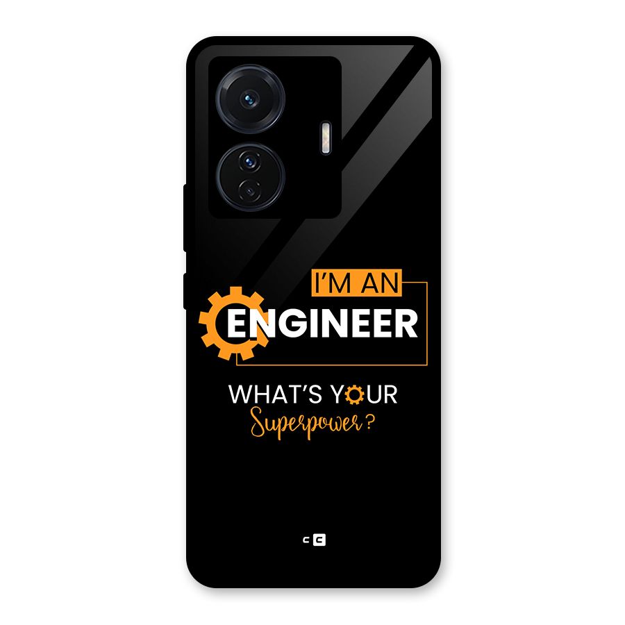 Engineer Superpower Glass Back Case for Vivo T1 Pro