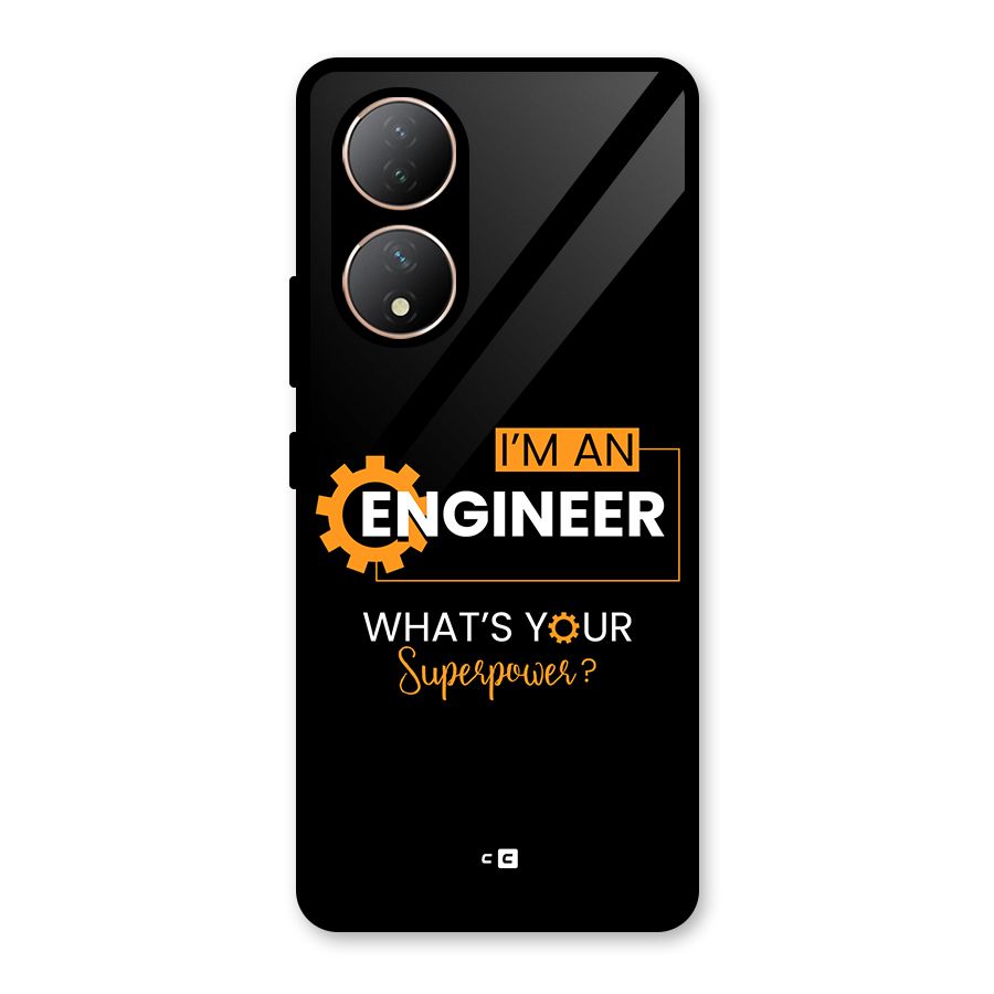 Engineer Superpower Glass Back Case for Vivo T2