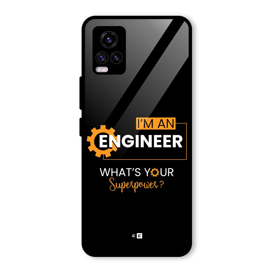 Engineer Superpower Glass Back Case for Vivo V20 2021