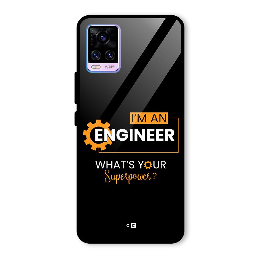 Engineer Superpower Glass Back Case for Vivo V20 Pro