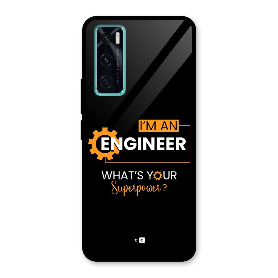 Engineer Superpower Glass Back Case for Vivo V20 SE