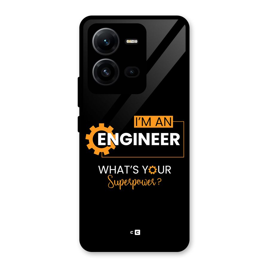 Engineer Superpower Glass Back Case for Vivo V25