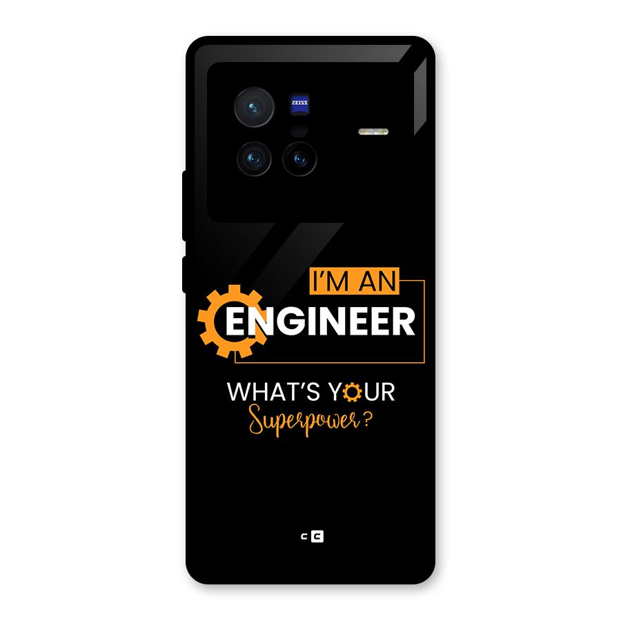 Engineer Superpower Glass Back Case for Vivo X80