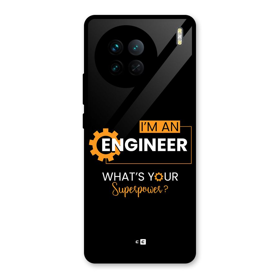Engineer Superpower Glass Back Case for Vivo X90