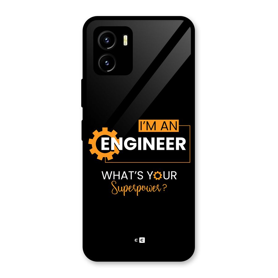 Engineer Superpower Glass Back Case for Vivo Y15s