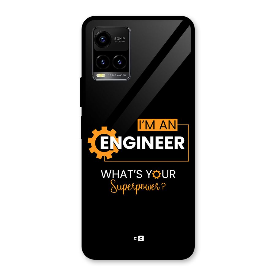 Engineer Superpower Glass Back Case for Vivo Y21T
