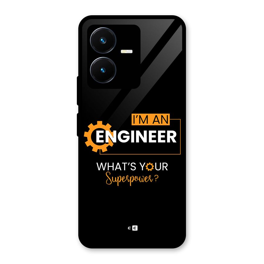 Engineer Superpower Glass Back Case for Vivo Y22